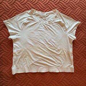 lululemon athletica Cream Short Sleeve Tee